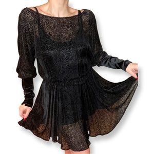 ZAC Zac Posen Velvet Dress, sz 0/XS